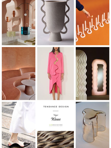 TENDANCE DESIGN - LA VAGUE ONDULEE