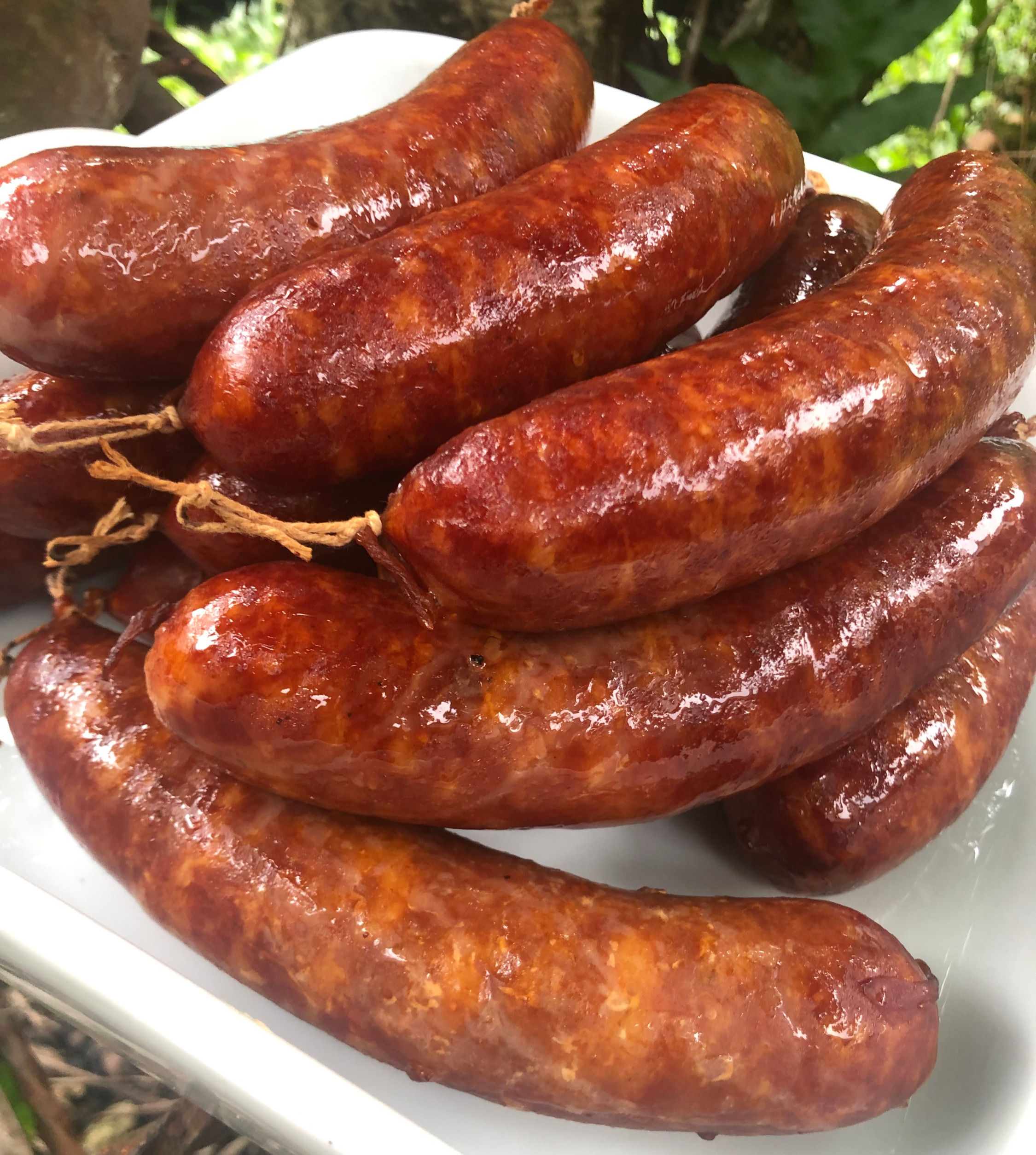 Saucisse de Montbéliard (façon) à cuire.