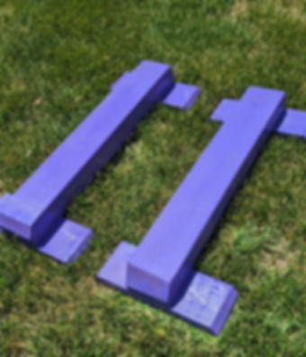 Pair of Precision Beams for Parkour or Ninja