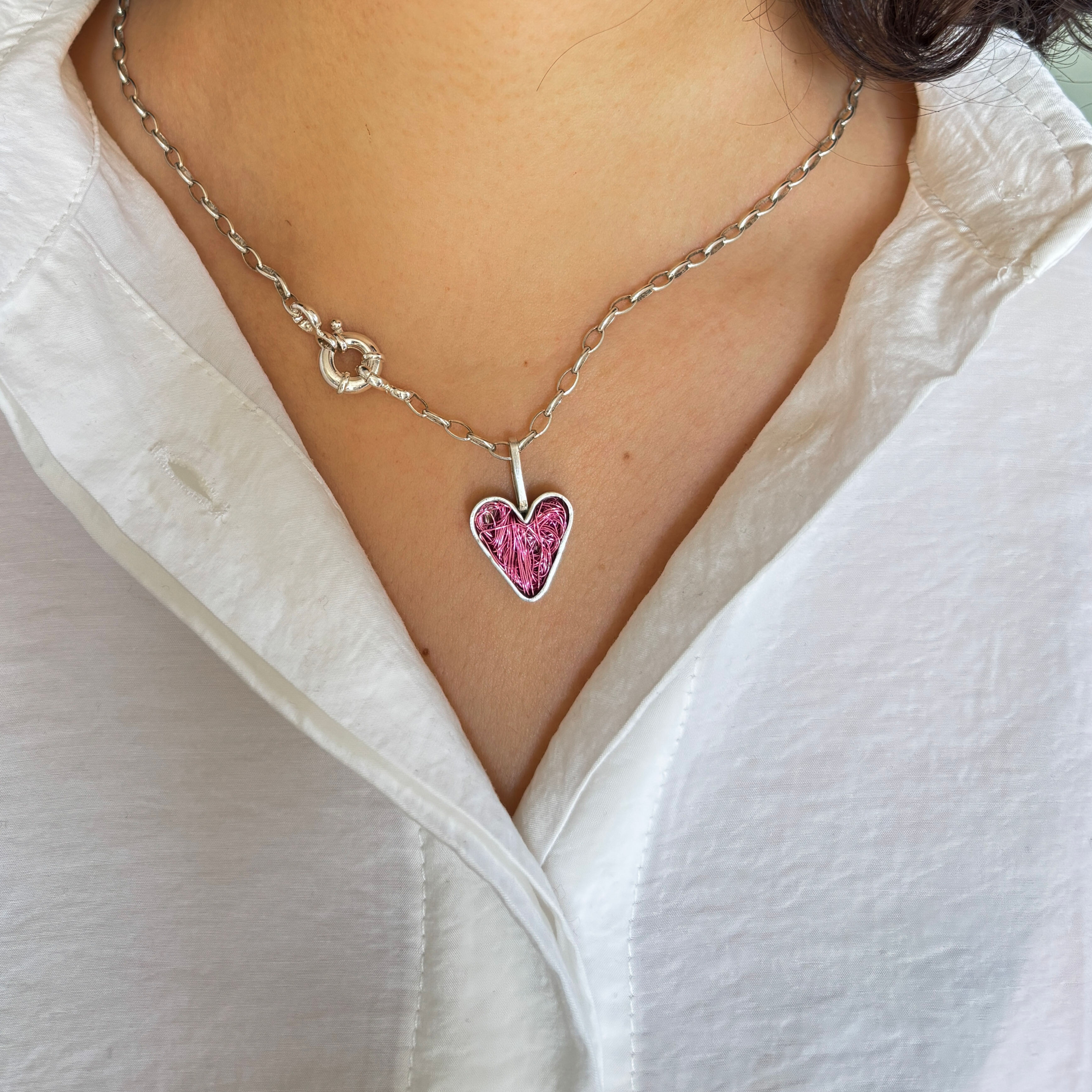 Prema Kolye | Maxi Kalp - 925 Ayar Gümüş