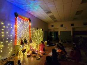 Diwali Bhajan + Lighting - Photo Gallery