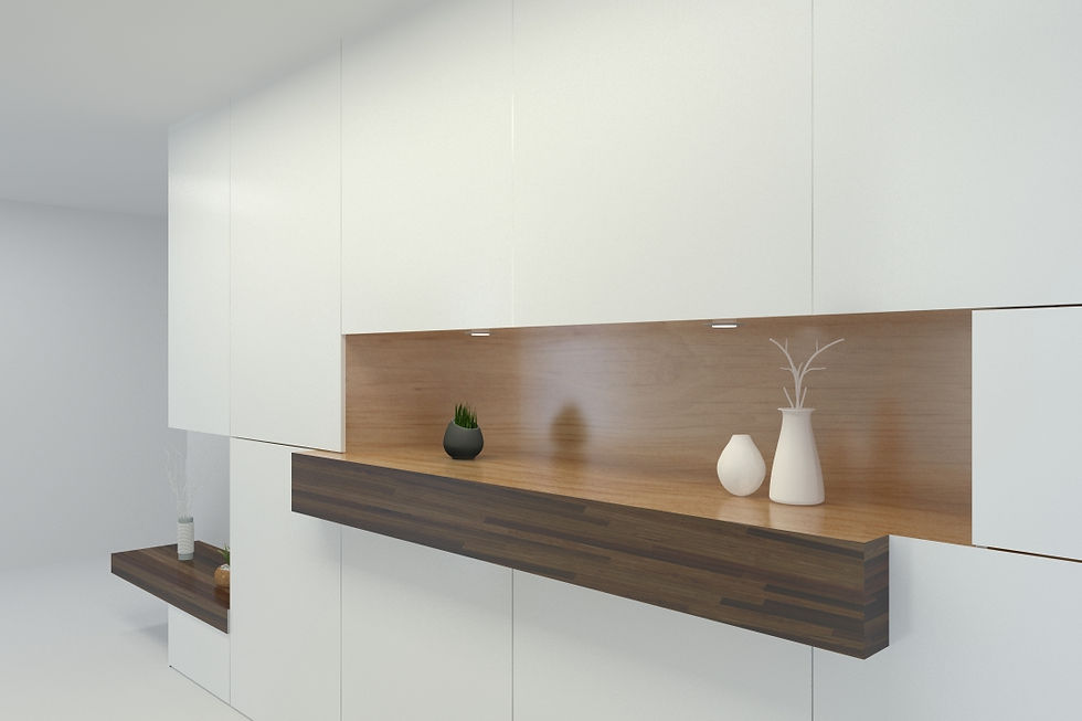 Mueble Hall - Render