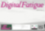 A screen capture of a website exploring digital fatigue through blend effects
