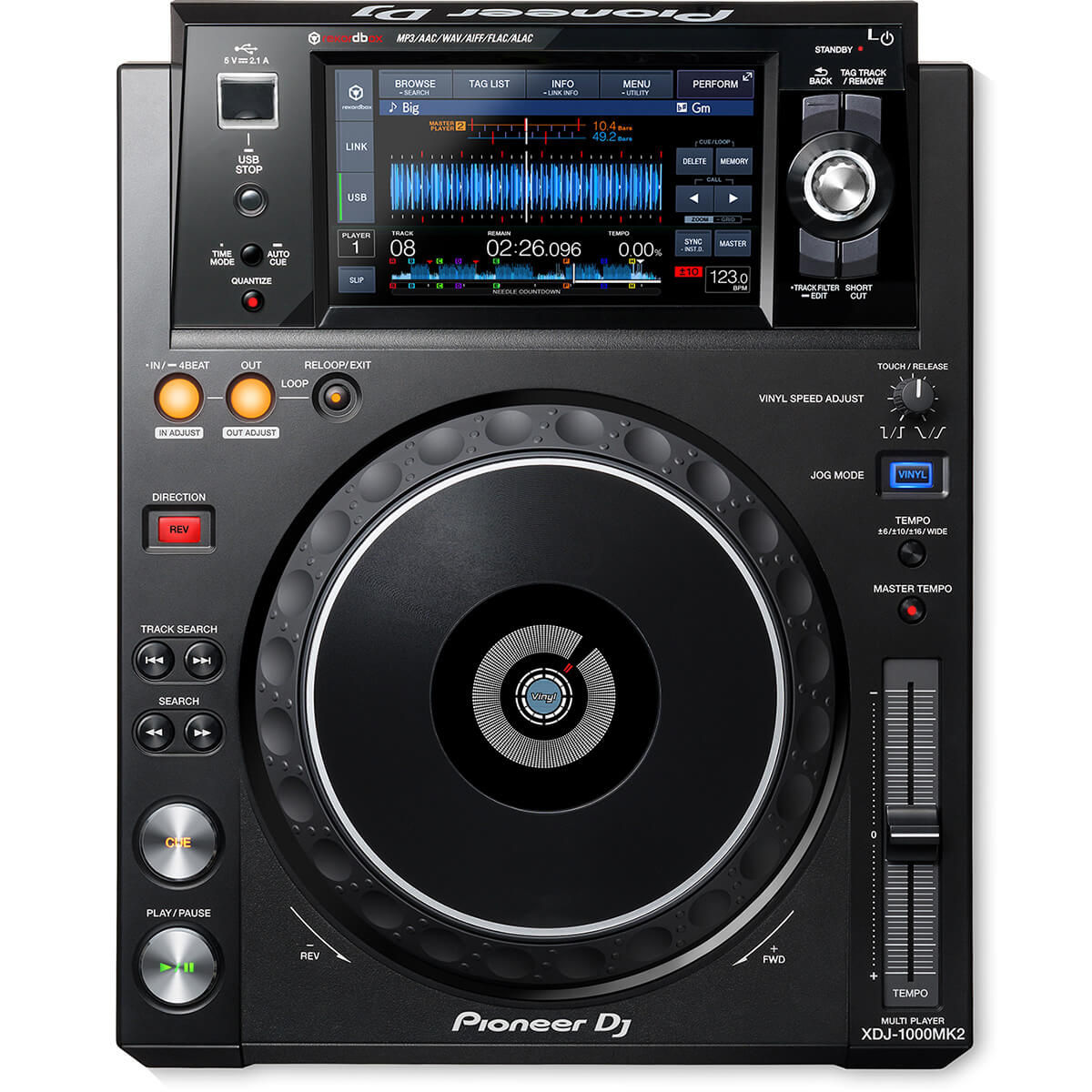 Pioneer XDJ-1000MK2 Performance Multiplayer with Touchscreen