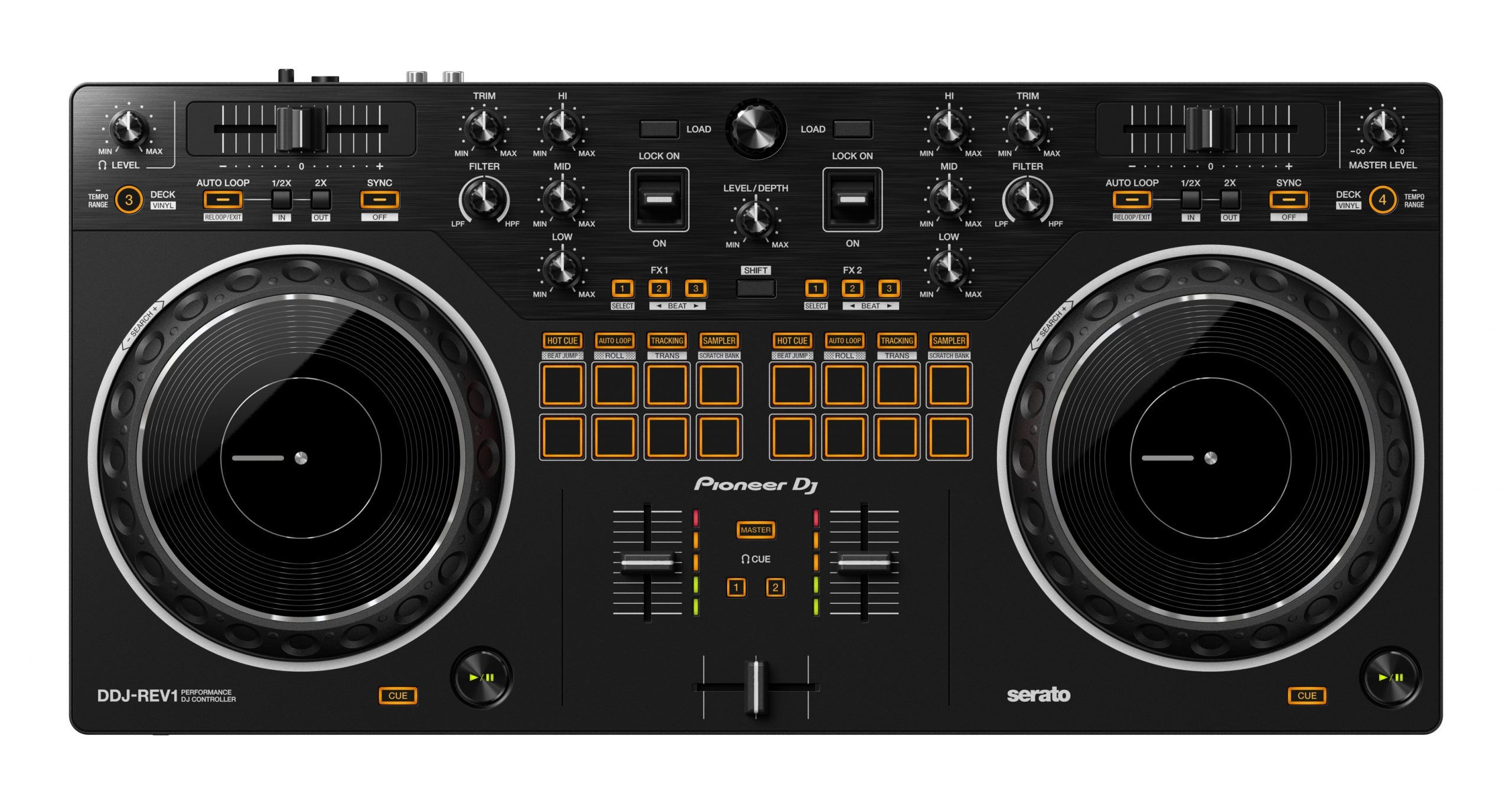 Pioneer DDJ-REV1 Scratch-Style 2-Channel DJ Controller for Serato DJ Lite