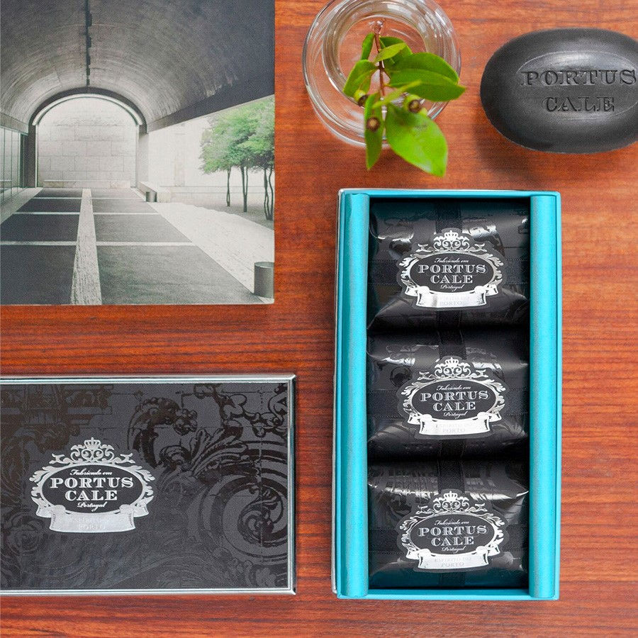 Ensemble de savon Portus Cale Black Edition