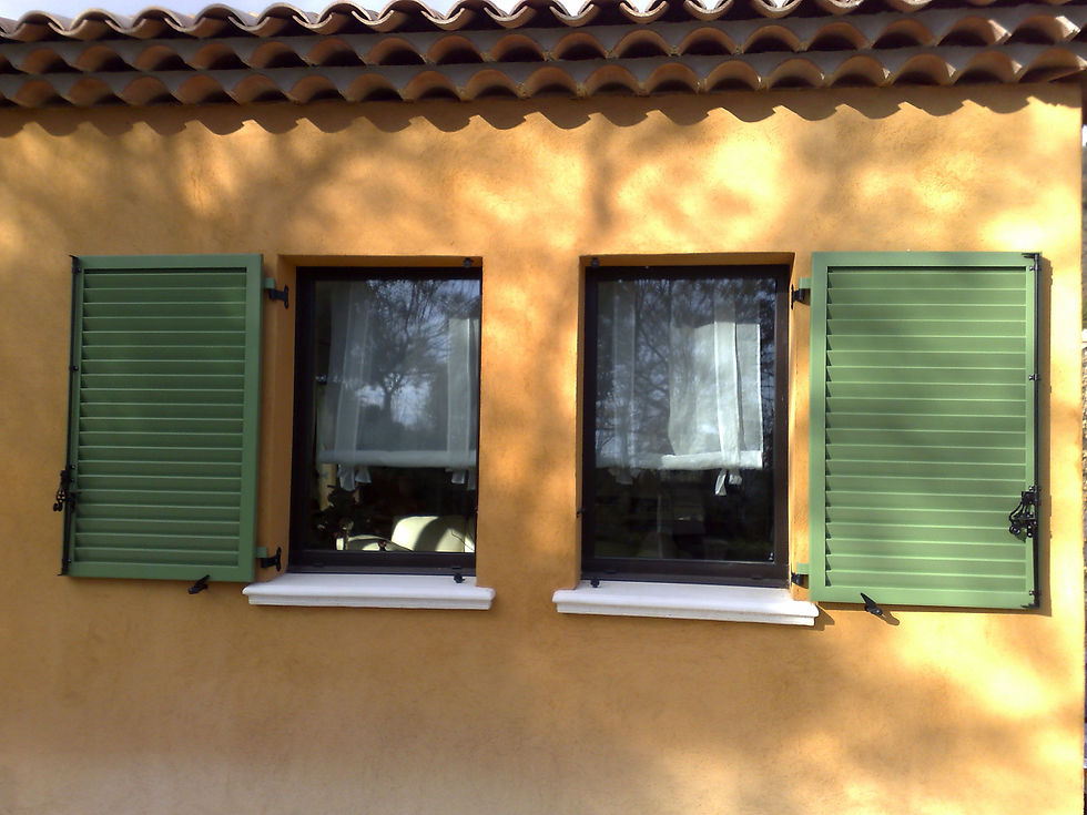 Volet persienne aluminium