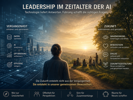 Leadership im Zeitalter der AI – Warum Zukunft nicht aus der Vergangenheit entsteht