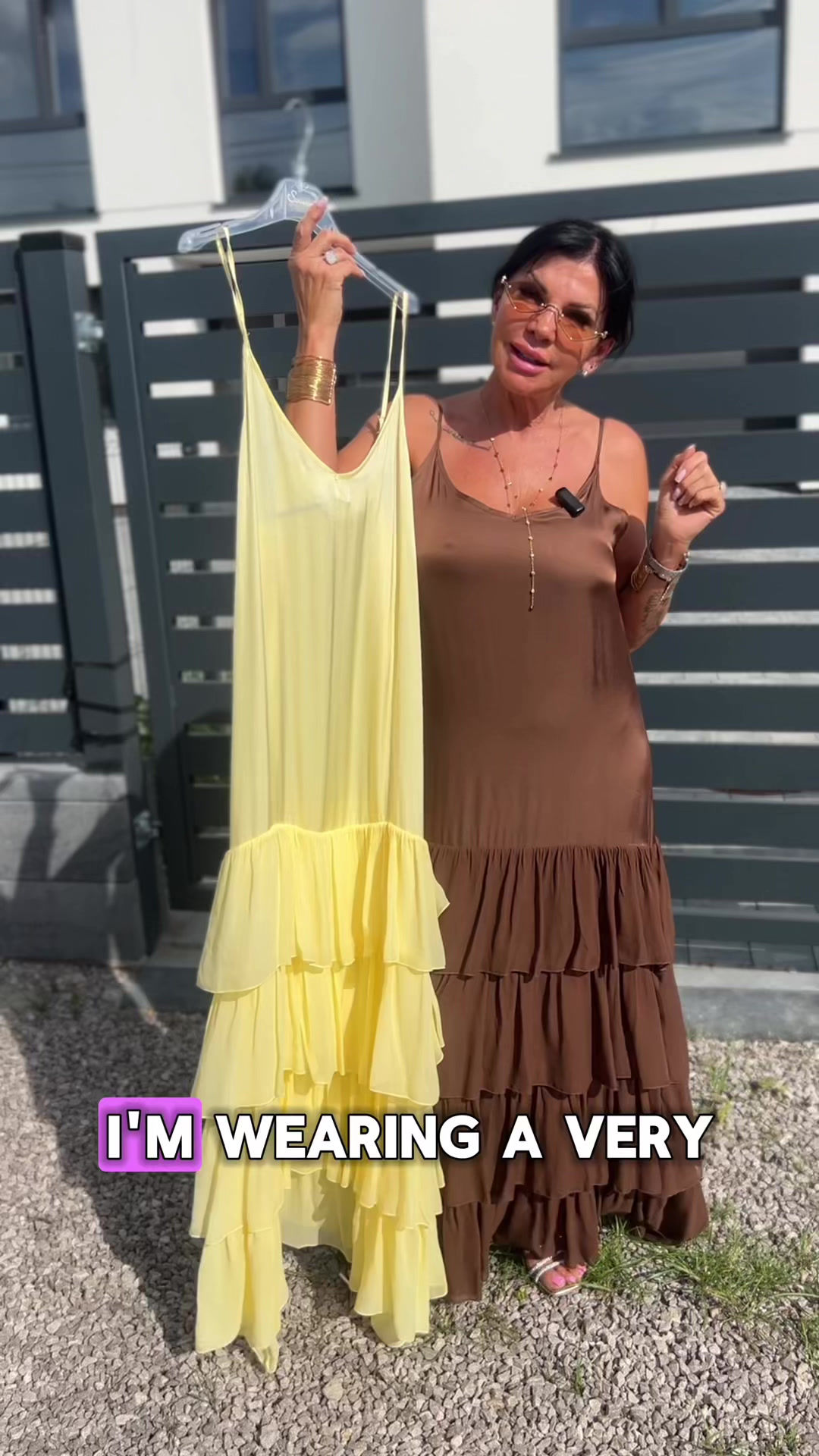 Sukienka z falbanami Souvenir