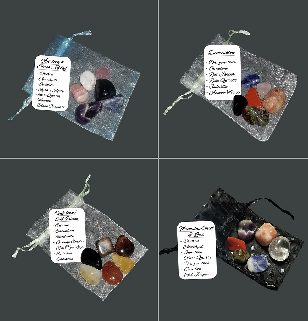 Thumbnail: Miniature Crystal Healing Bags