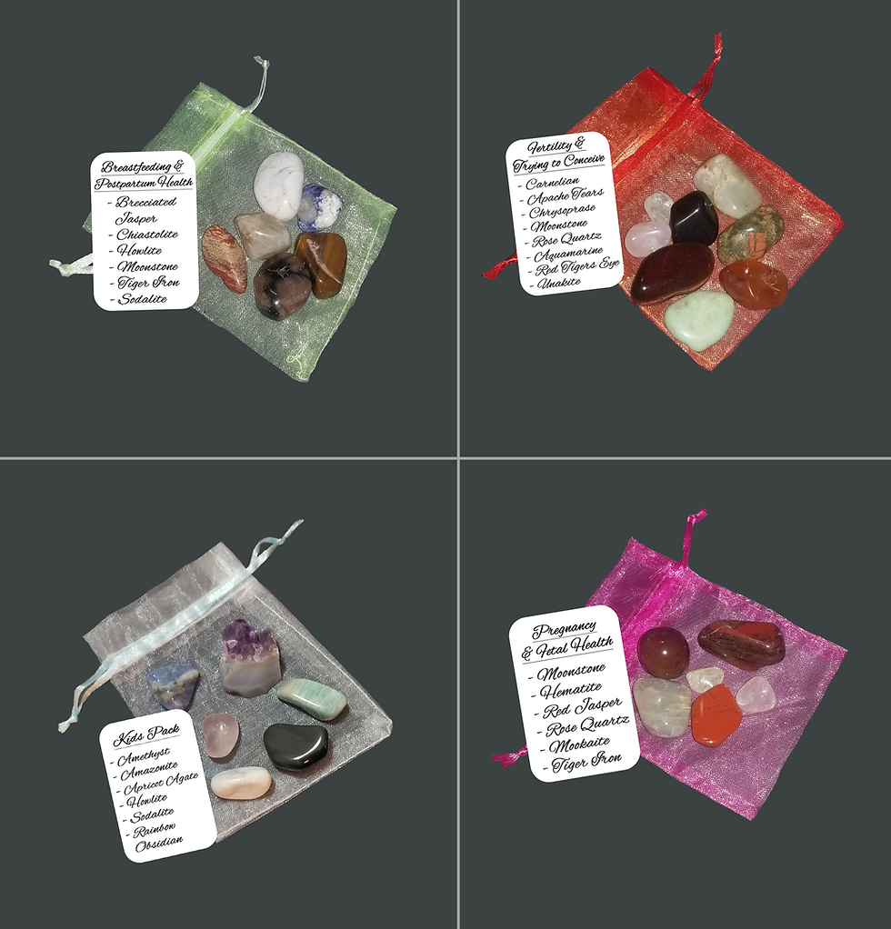 Thumbnail: Miniature Crystal Healing Bags
