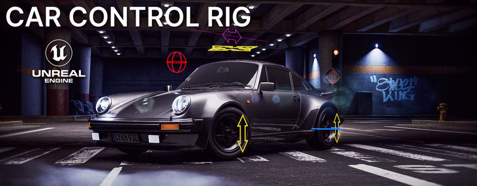 Car Control Rig for Unreal Engine