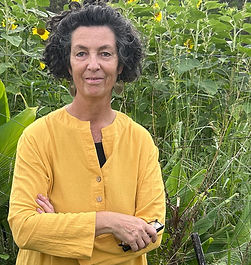 Suzanne with sunflowers