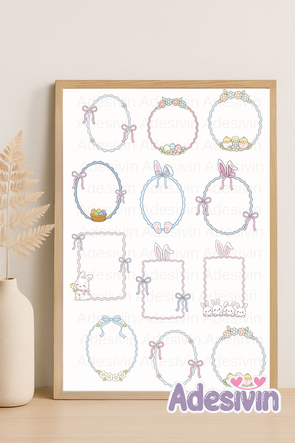 P19 - Adesivin Pack Moldura Páscoa 