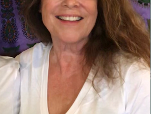 Liz is teaching Chair Yoga on Zoom