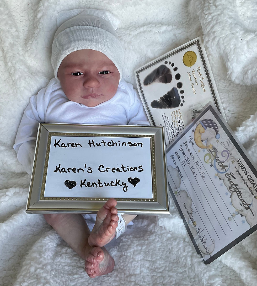 Thumbnail: Realborn Reborn Alma Awake K-632 Karen’s Creations