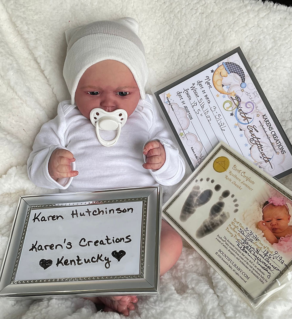 Thumbnail: REALBORN REBORN Summer Rain Awake K-626 Karen’s Creations