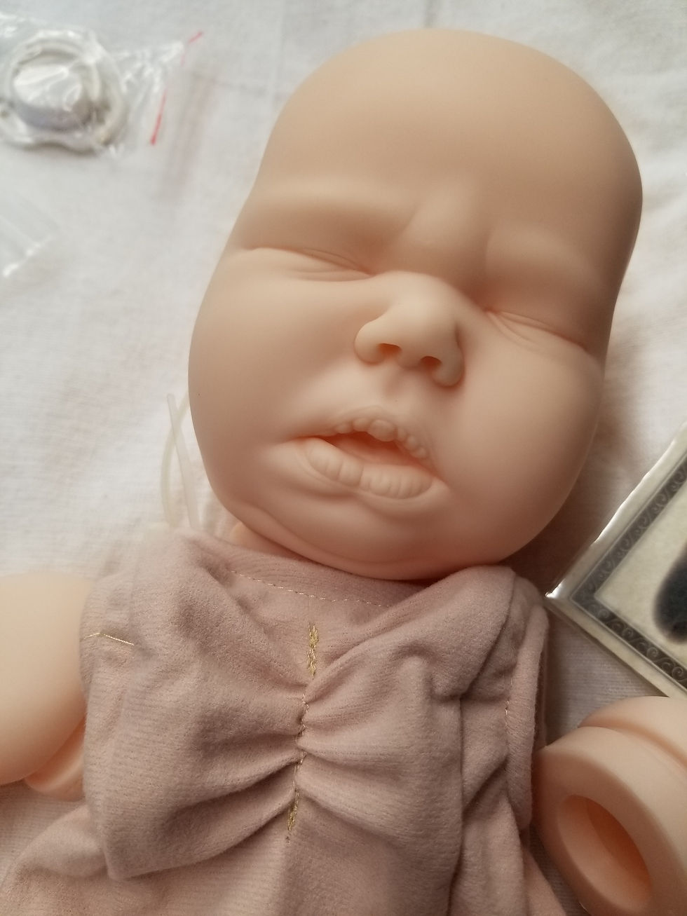 Thumbnail: Realborn Reborn kit Harlow  w/ body and extras  
