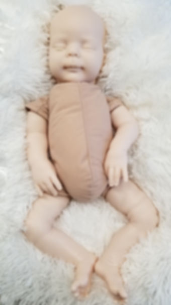 Reborn kit Heather Asleep  w/ body and extras  