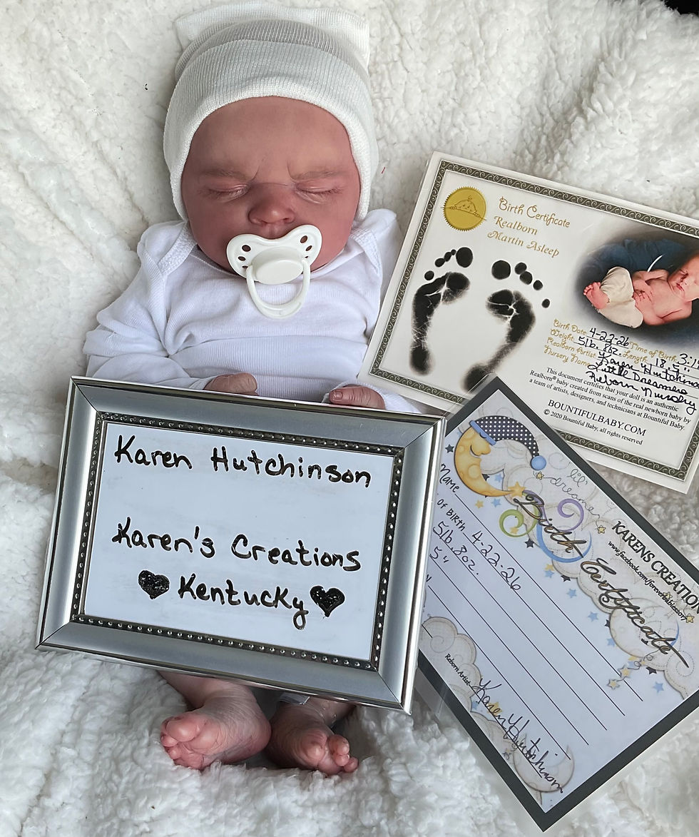 Thumbnail: REALBORN REBORN Martin Asleep K-639 Karen’s Creations