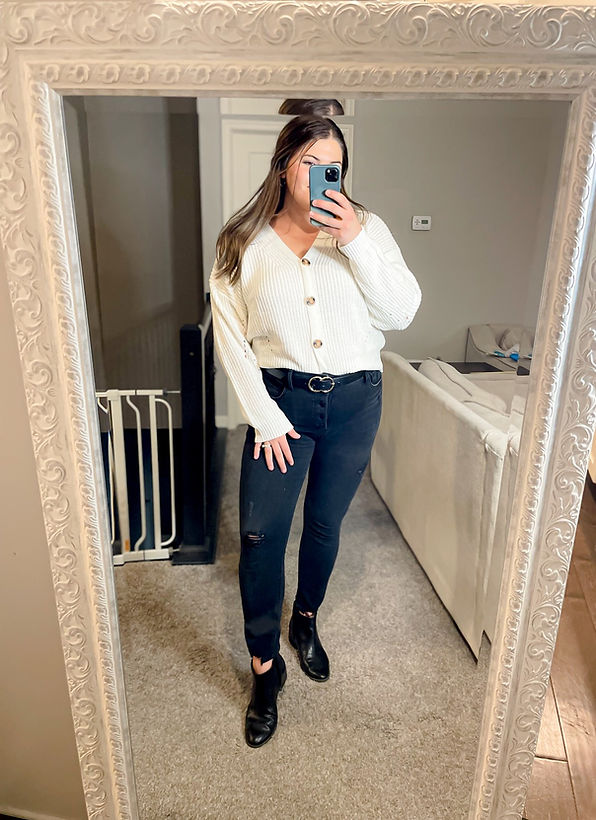 How to Style a Boyfriend Cardigan 5 