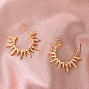 VACRONA Gold Cuff Earrings Huggie Earrin