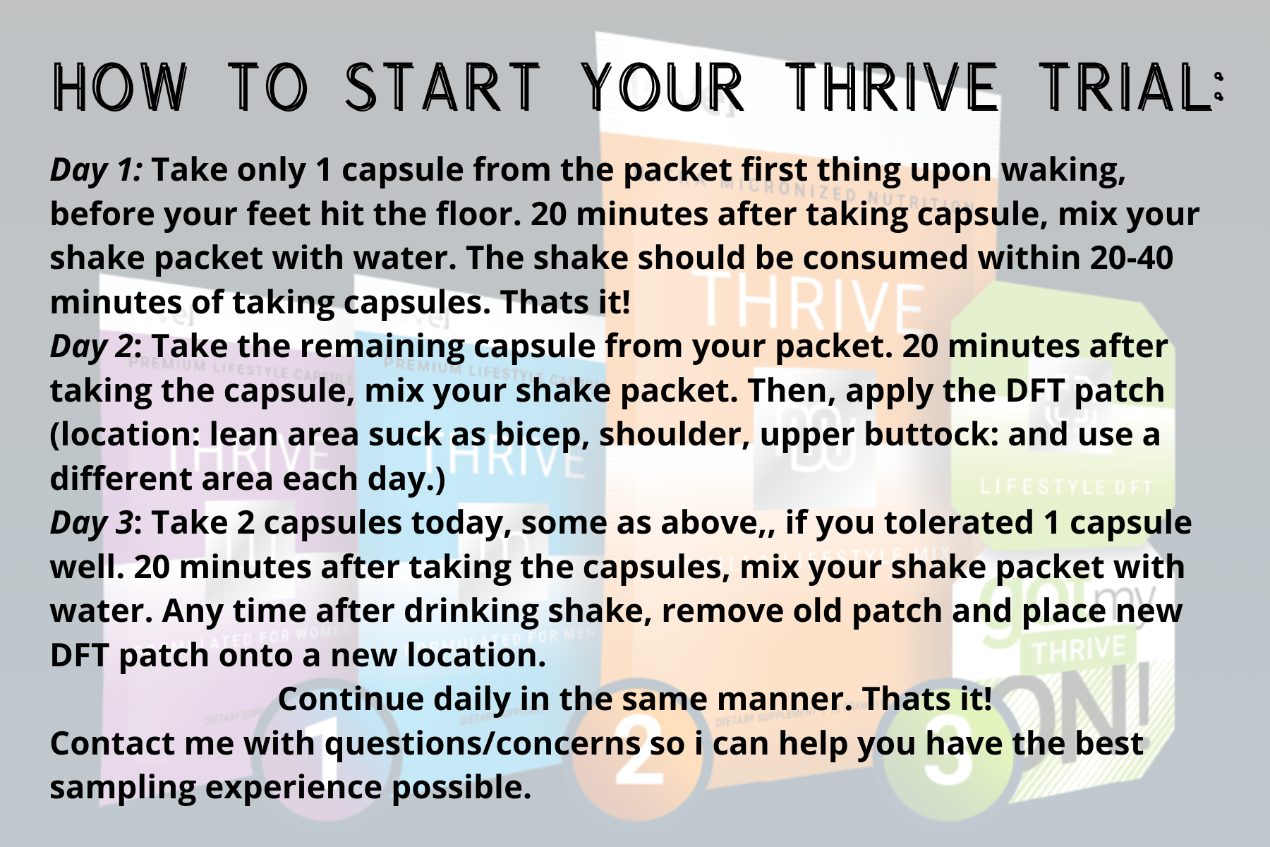 How to Start your Thrive