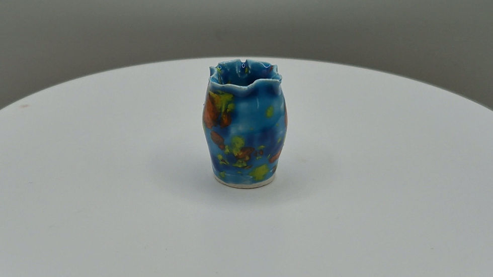 Thumbnail: Miniature Ceramic vase