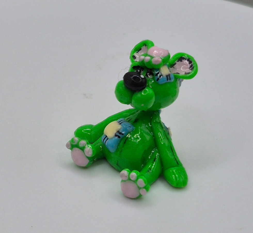 Thumbnail: Green Teddy Bear