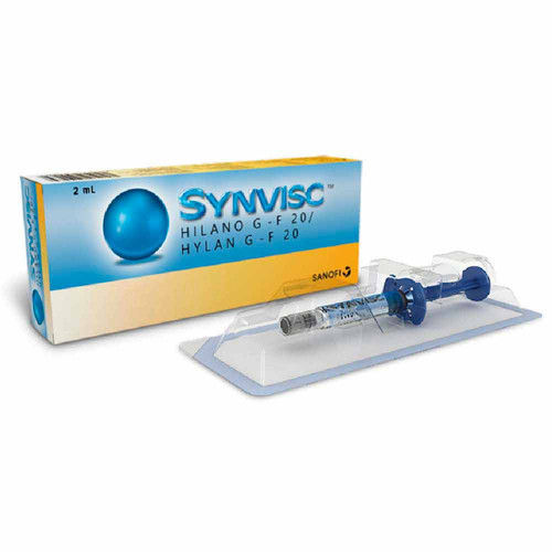 Miniatura: Synvisc solución inyectable 8 mg, 1 jeringa prellenada 2 ml