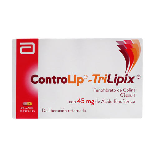 CONTROLIP-TRILIPIX 45MG 30 CAP
