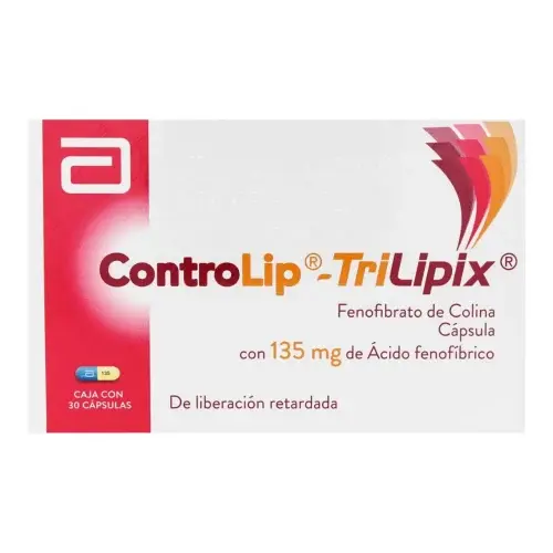 CONTROLIP-TRILIPIX 135MG 30CAP