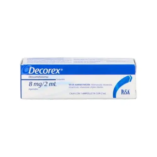 DECOREX 8 MG/2 ML AMP 2 ML
