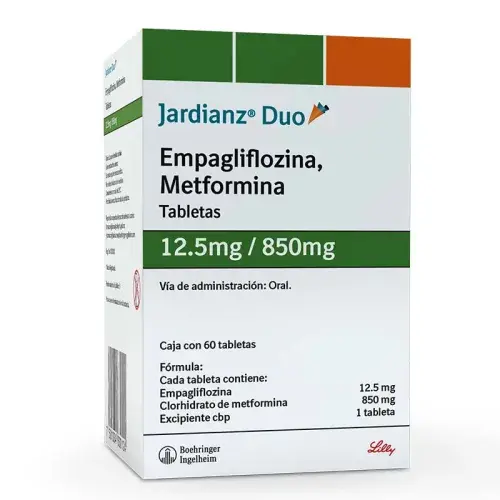 JARDIANZ DUO 12.5/850 MG C/60 TAB