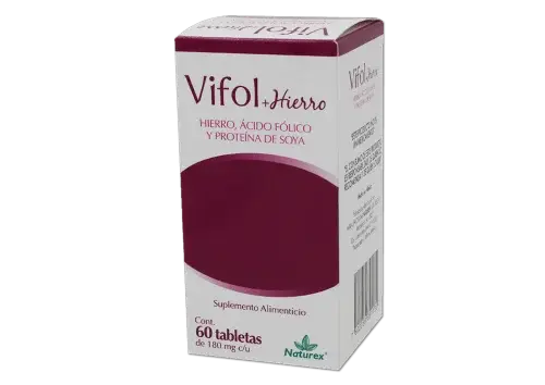 VIFOL + HIERRO 60 TAB 180 MG