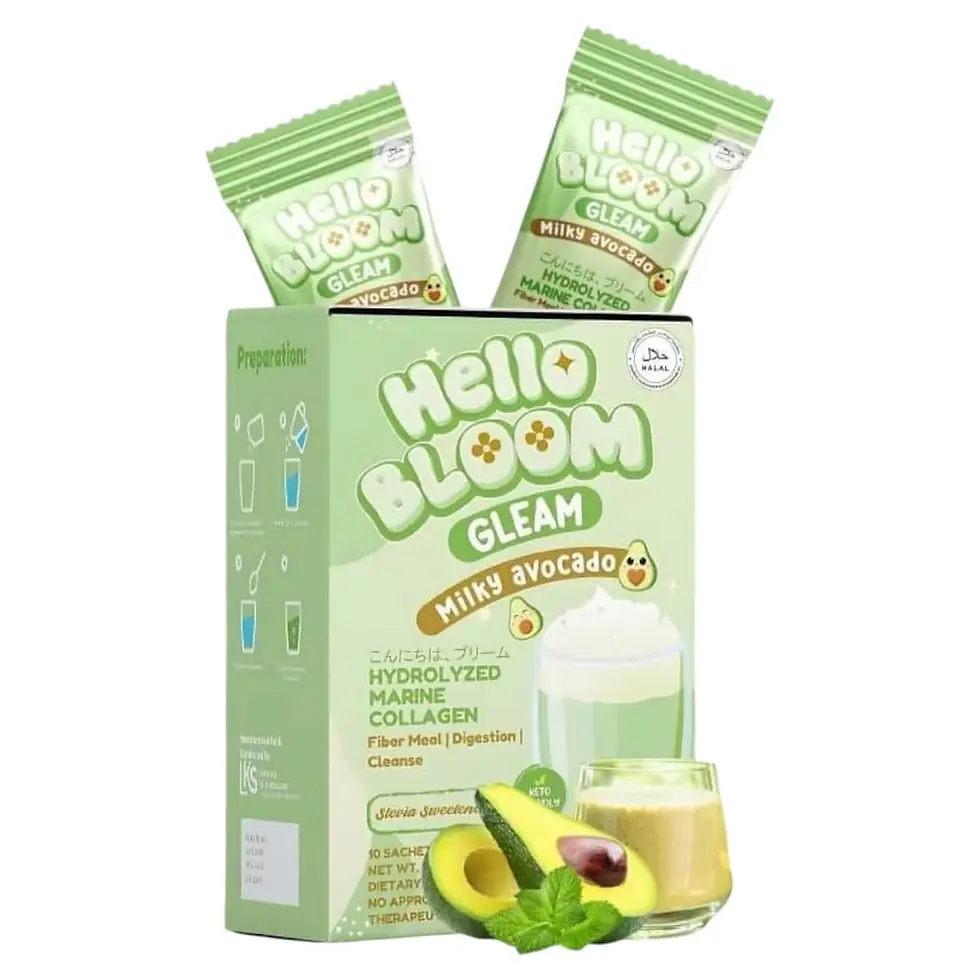 Thumbnail: Hello Bloom Collagen Avocado Collagen Drink (10 x18g)