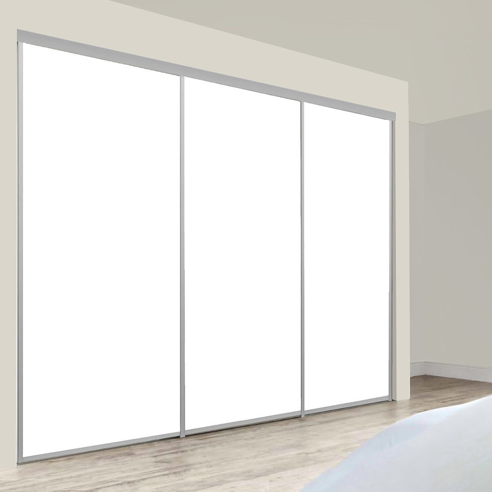 classic white texture sliding wardrobe doors with frame for DIY wardrobes online Melbourne
