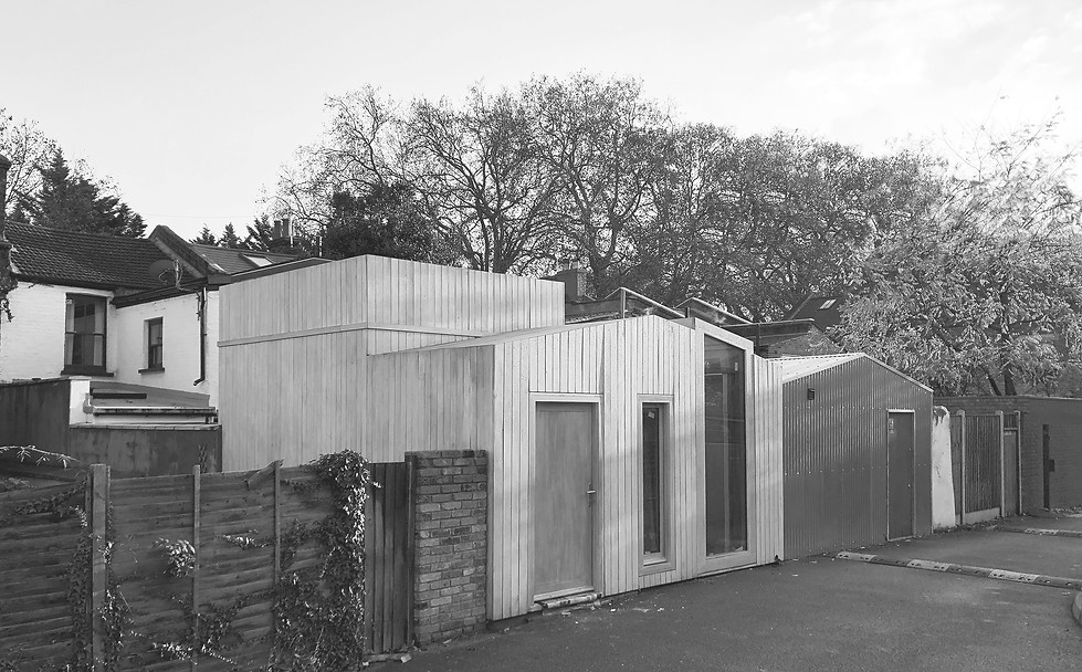 Lucas Facer Archiect Designer Architecture London Devon Bristol Micro-house small house hackney timber frame