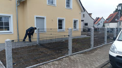 Doppelstabmattenzaun,Granit