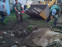 Rückbau Betonplatte
