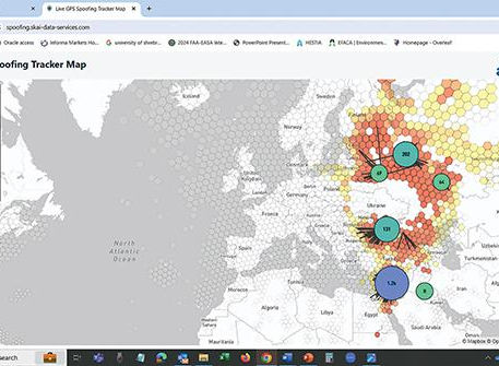 הפרעות GPS גדלות כנושא לדאגה בתעופה האזרחית