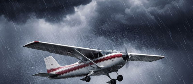 טיפ בטיחות 40/25 - טיסה בגשם