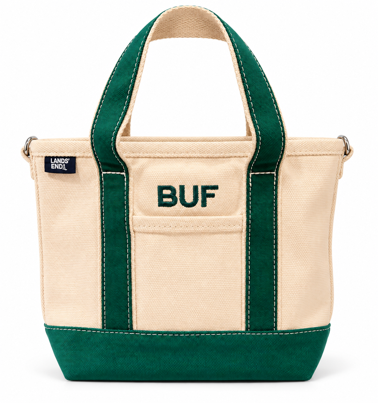 Green - BUF Embroidered Canvas Tote