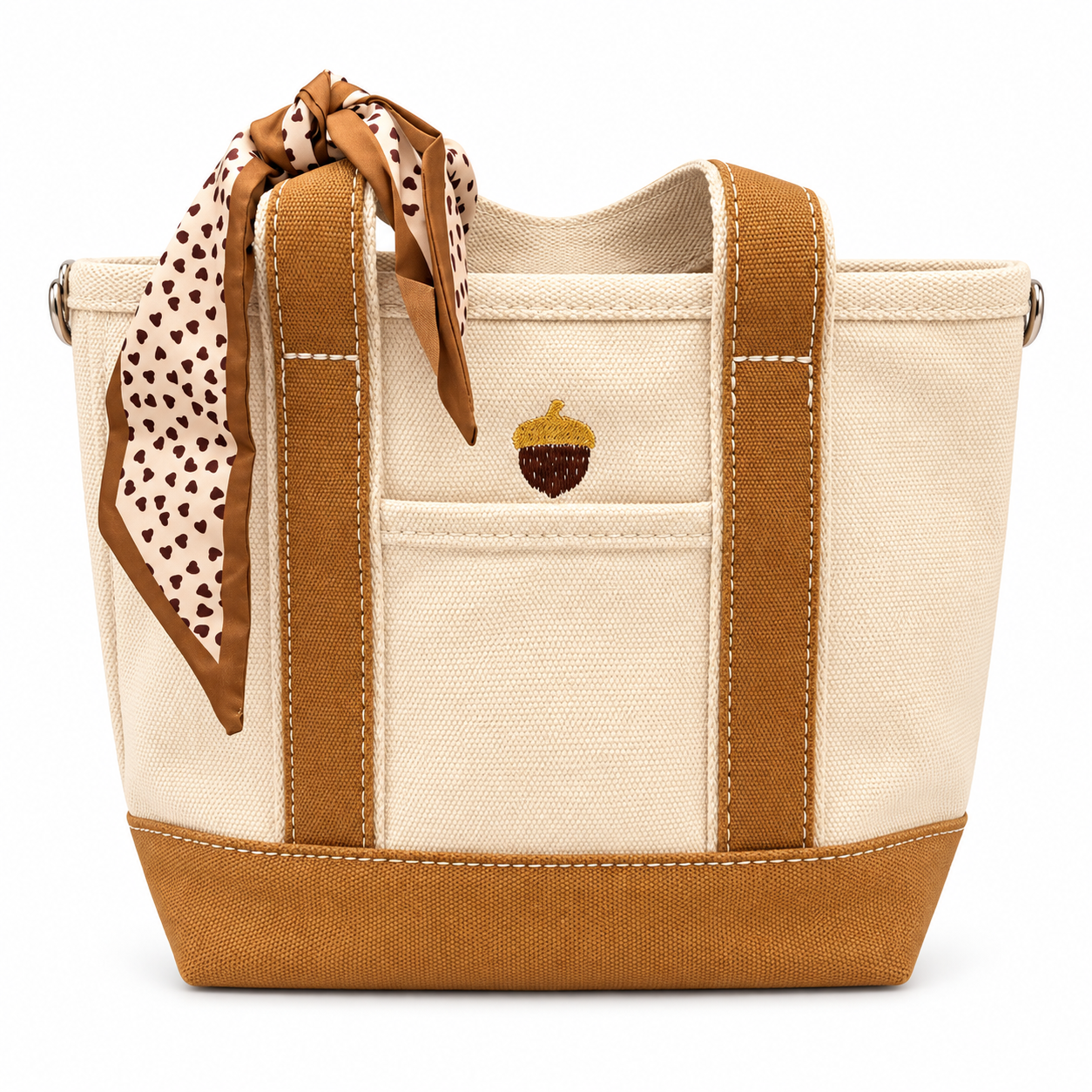Acorn Embroidered Lands’ End Tote