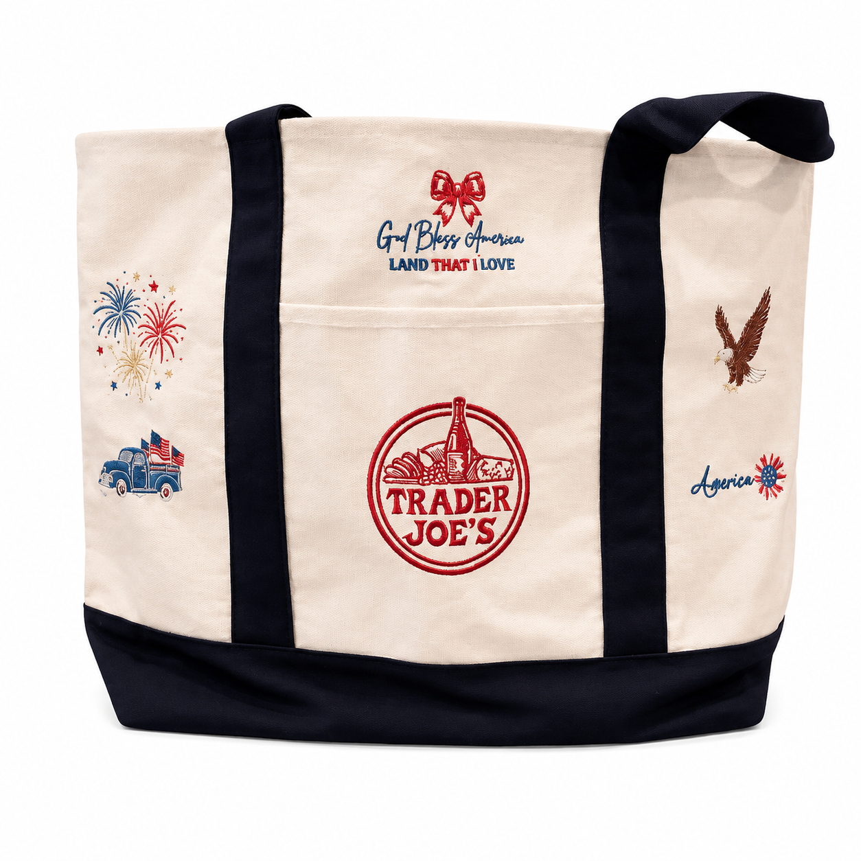 Official Trader Joe’s Tote – Custom Embroidered