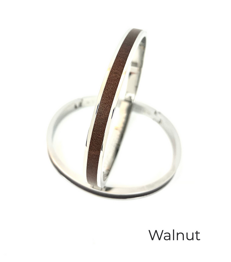 Thumbnail: Silver Leather Bracelet