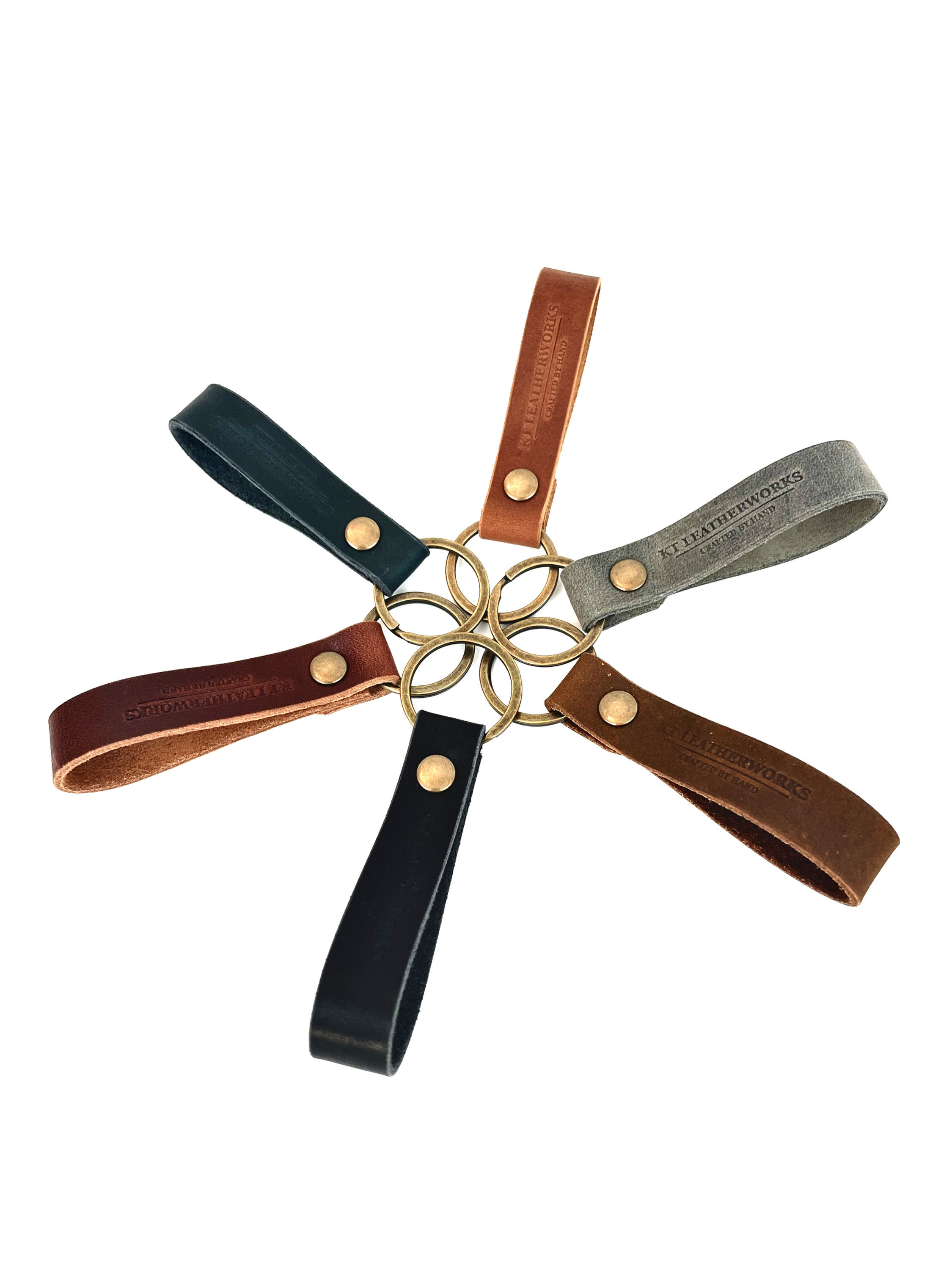 Leather Loop keychains