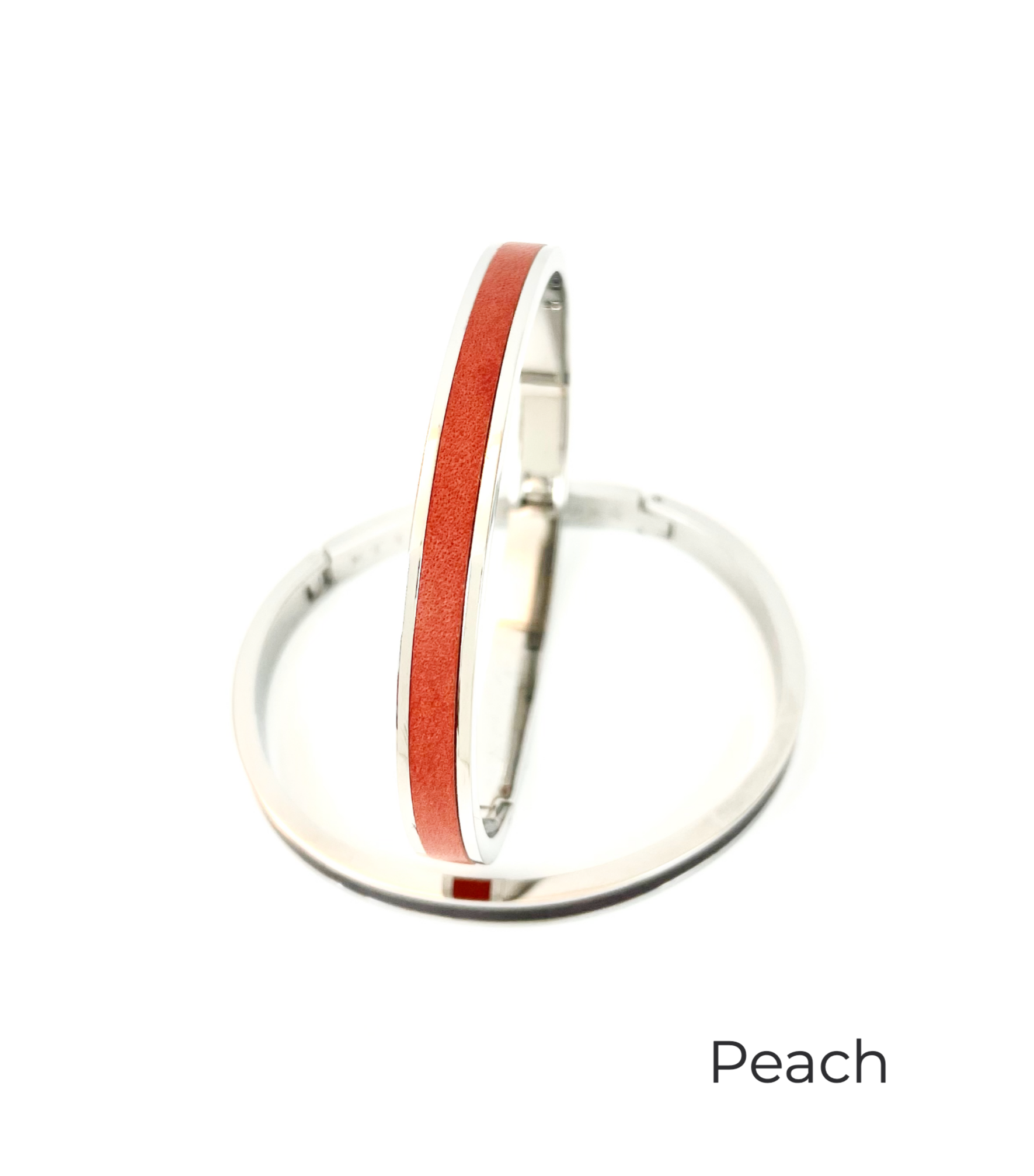 Silver Leather Bracelet