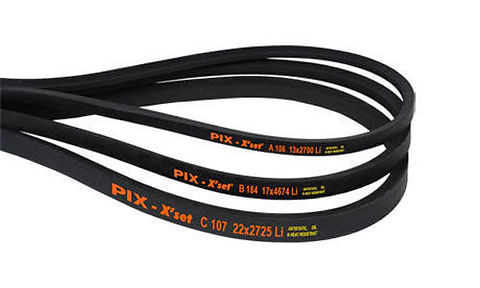 ミニマム•*¨*•.¸♬︎ ZX28 (10X710LI) PIX Cogged V-Belts ZX-Section 10 X 6mm
