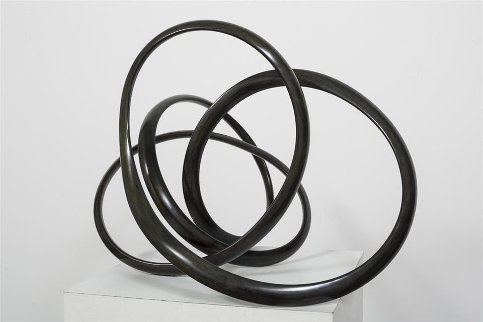 Flux 2428 (2014), Copper, sculpture by Ray Haydon, from Volume (2014)